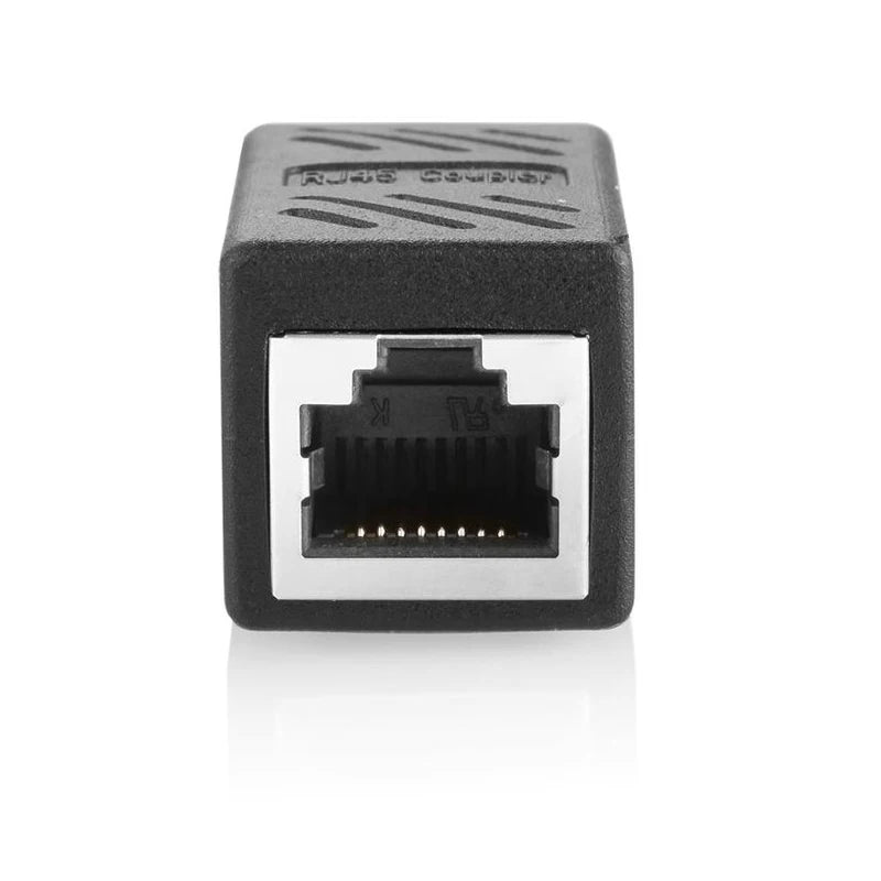 Network Cable Pair Connector Extender Adapter RJ45 Gigabit Dual Pass Zpaxo