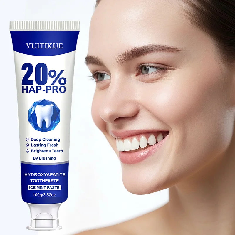 YUITIKUE Ice Mint Toothpaste 20% HAP-PRO | Whiten & Fresh Breath Whitening Toothpaste Zpaxo