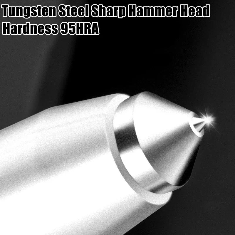 Car Safety Hammer Headrest Mounted Window Breaker Seat Belt Cutter Zpaxo