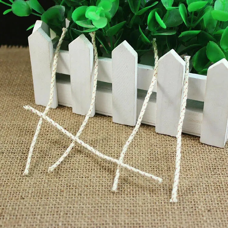 Lot Cotton Core Wick Kerosen Alcohol Lamp Durable Wicks DIY Wheel Oil