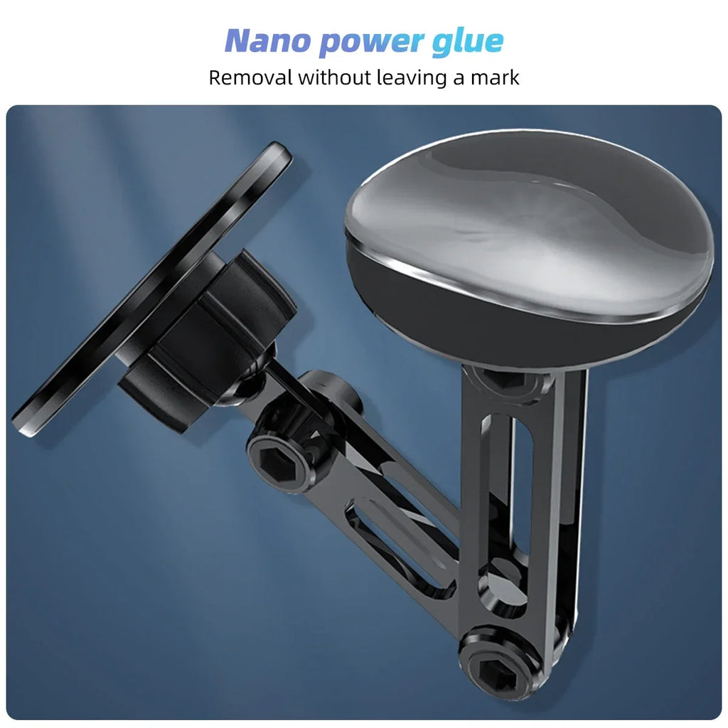 720 Rotate Metal Magnetic Car Phone Holder Foldable Magsafe Stand Air Zpaxo