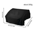 Built Grill Cover BBQ 210D Oxford Fabric Waterproof Barbecue Cookware