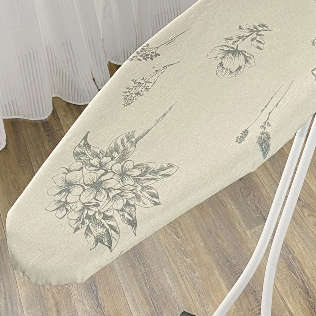 Cotton Ironing Board Cover Resists Scorching Ironing Drawstring Tightening Ironing Board Accessories Protector Cover 140x50cm Zpaxo