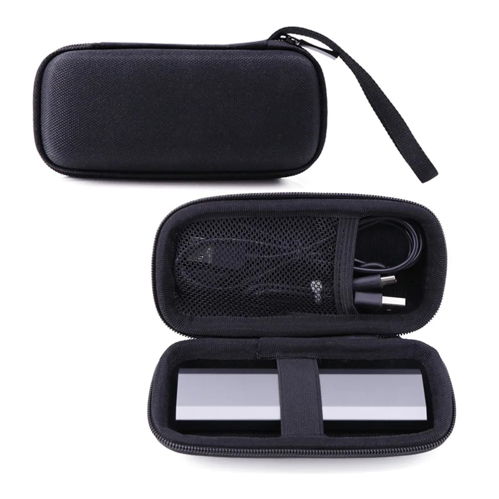 Hard EVA Carry Case Storage Bag External Portable Drive M 2 NVME SATA Zpaxo black