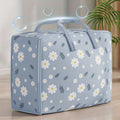 Large Blanket Storage Bags Folding Comforter Storage Bag For Clothes Storage Containers For King Comforter Bedding Pillow Sheet Zpaxo Blue