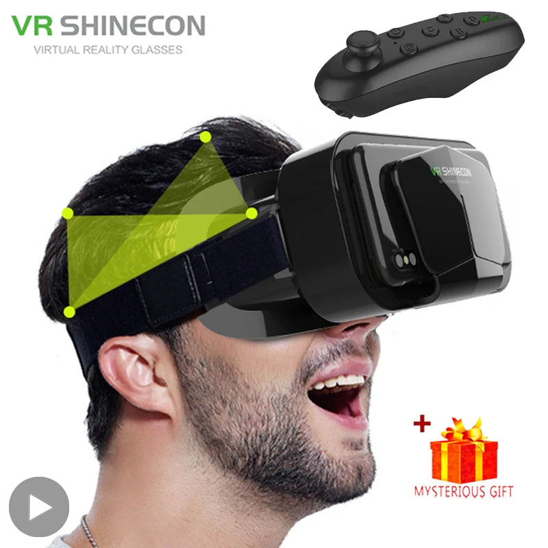 3D VR Glasses Headset for iOS & Android 4.7–7" Smartphones VR Headset Goggles Zpaxo