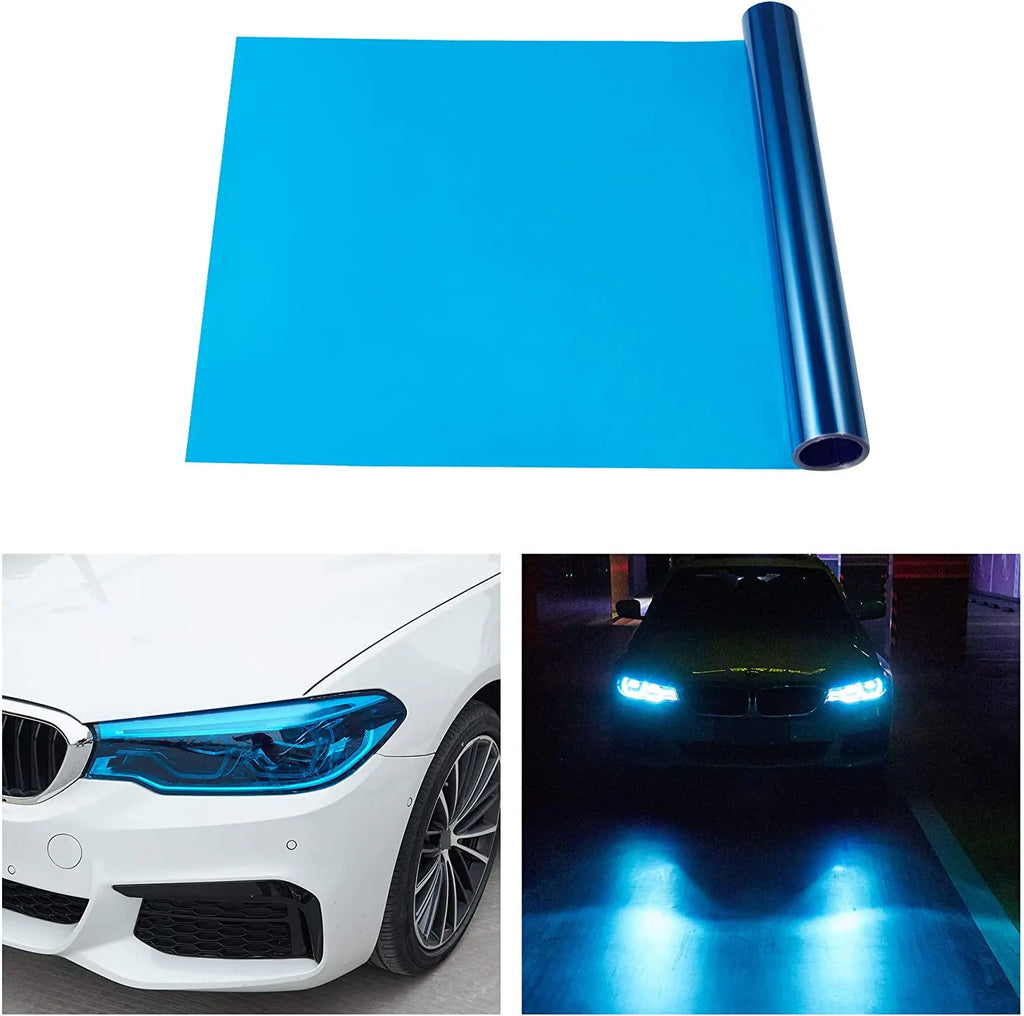30 Car Light Headlight Taillight Tint Vinyl Film Sticker Sheet Fog