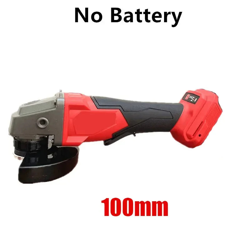 Fit Milwaukee 18V Battery Brushless Angle Grinder 3 Gears 100