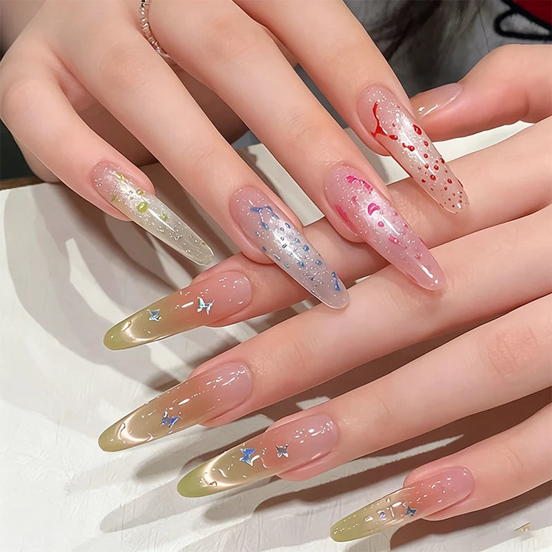 Spring Summer Droplet Seal Gel Nail Polish 3D Clear Versatile Water Zpaxo