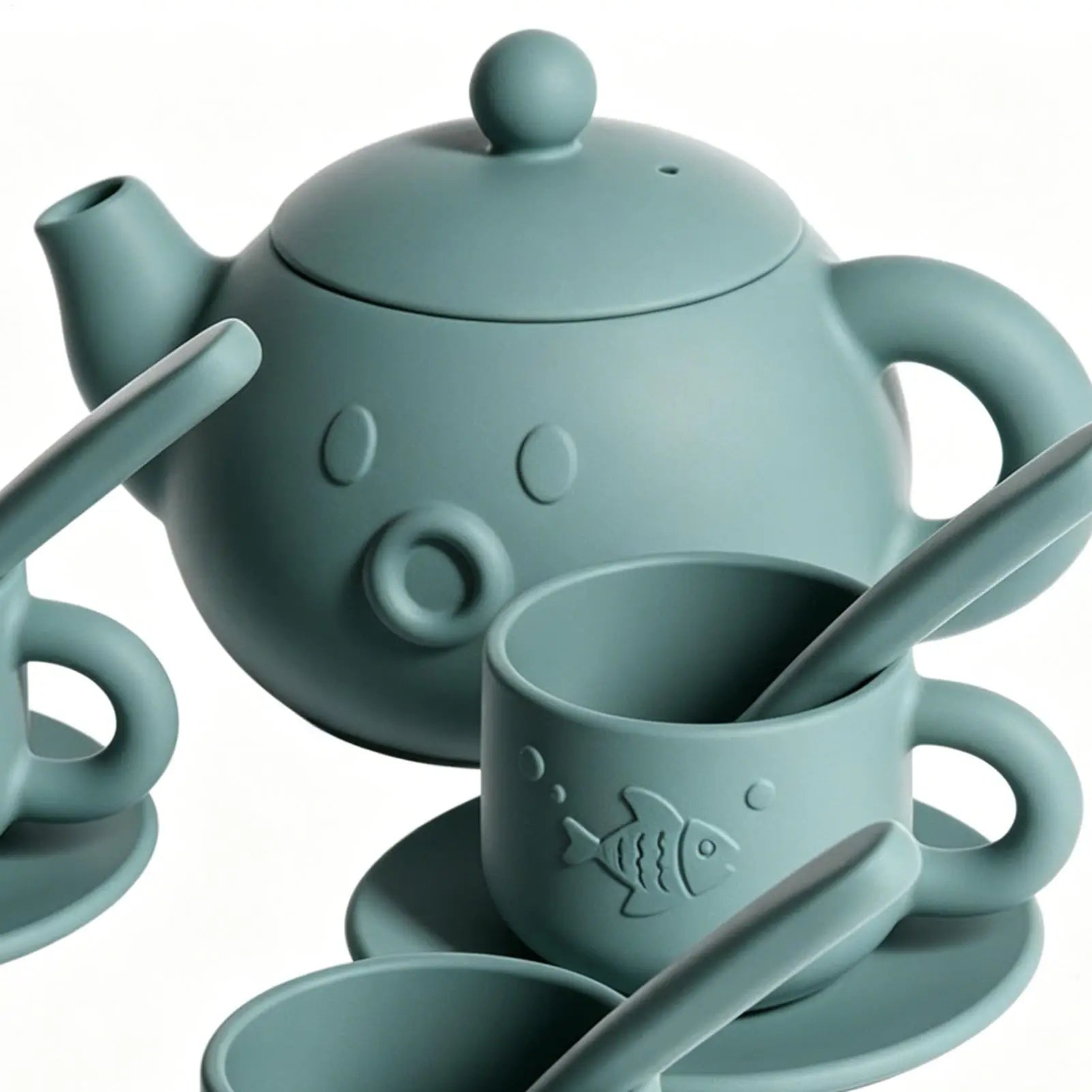 Tea Party Set Children Simulation Afternoon Tea Set Toy Pretend Play Food Learning Role Play Game Early Educational Toys Zpaxo