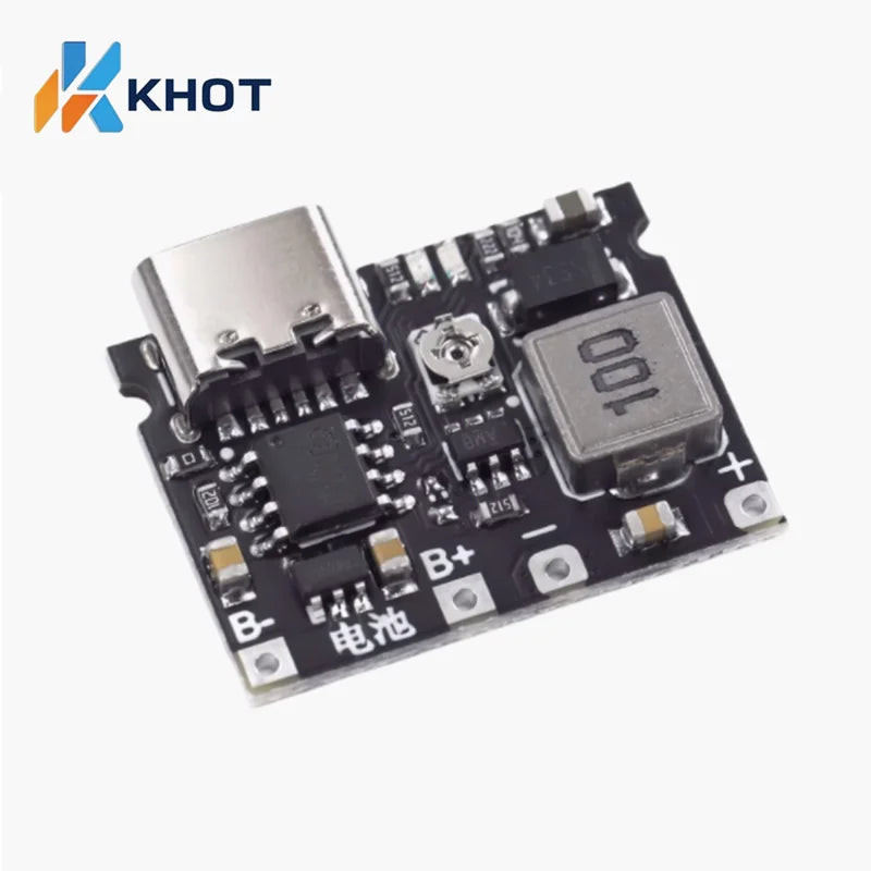 3.7V to 9V 5V multimeter modification 18650 lithium battery charging, boosting and discharging integrated adjustable module 2A Zpaxo Default Title