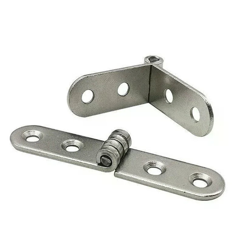 2pcs 180 Degree Foldable Hinge Flap Screw-On Hinges For Sewing Machine Cabinet Door Hinge Furniture Hardware Accessories Zpaxo