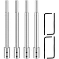 4pcs 17cm Core Bit Extension 0.36inch Hex Magnetic Bit Holder Durable Extension Drill Driver Sleeve Adapter For Electric Drill Zpaxo silver 4pcs