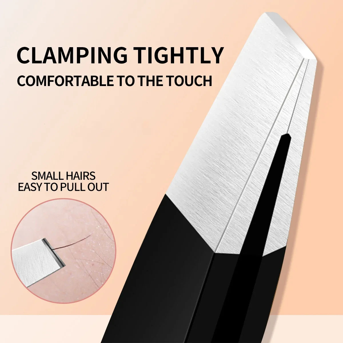 HISYI Eyebrow Tweezers Stainless Steel Slanted Clippers Fine Hair Remover Beauty Makeup Tool for Eye Brow Hair Removal Zpaxo