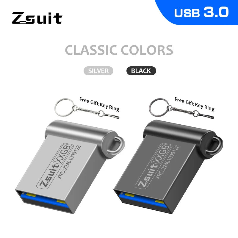 USB Flash Drive High Speed 3.0 Mini Flash Pendrive 128GB 64GB 32GB 16GB Cle USB 3.0 Stick 64GB 128GB USB Storage Key USB Devices Zpaxo