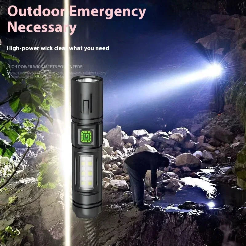 ESMARTER 600 Lumen Rechargeable LED Flashlight | Camping Torch
