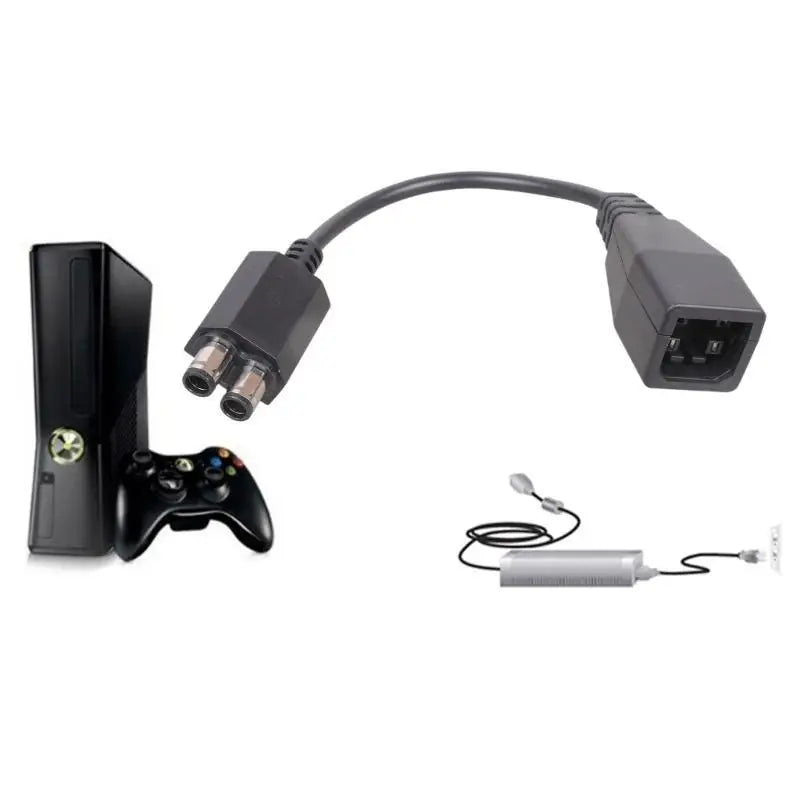 652F For 360 Flat to Slim Adapter Power Supply Converter Transfer Cable Power Conversion Cable Replacement Accessory Zpaxo