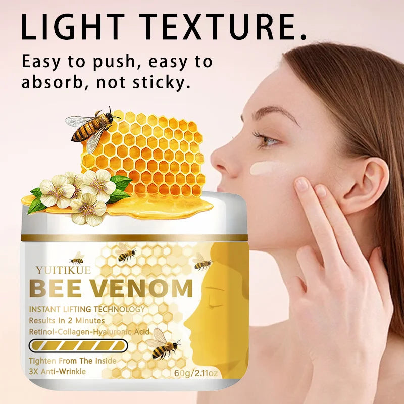 YUITIKUE Bee Venom Firming Cream 60g – Instant Lift & Hydration Firming Face Cream Zpaxo