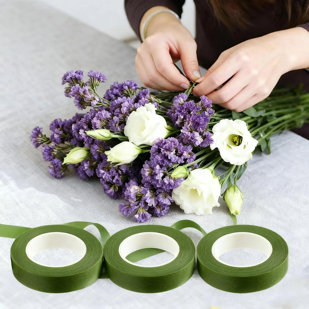 Floral Stem Wrap Tape 20 Yards – Self-Adhesive Bouquet Tape