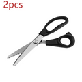 Pinking Shears Stainless Steel Zig Zag Scissors for Sewing & Crafts Pinking Shears Zpaxo 2PCS