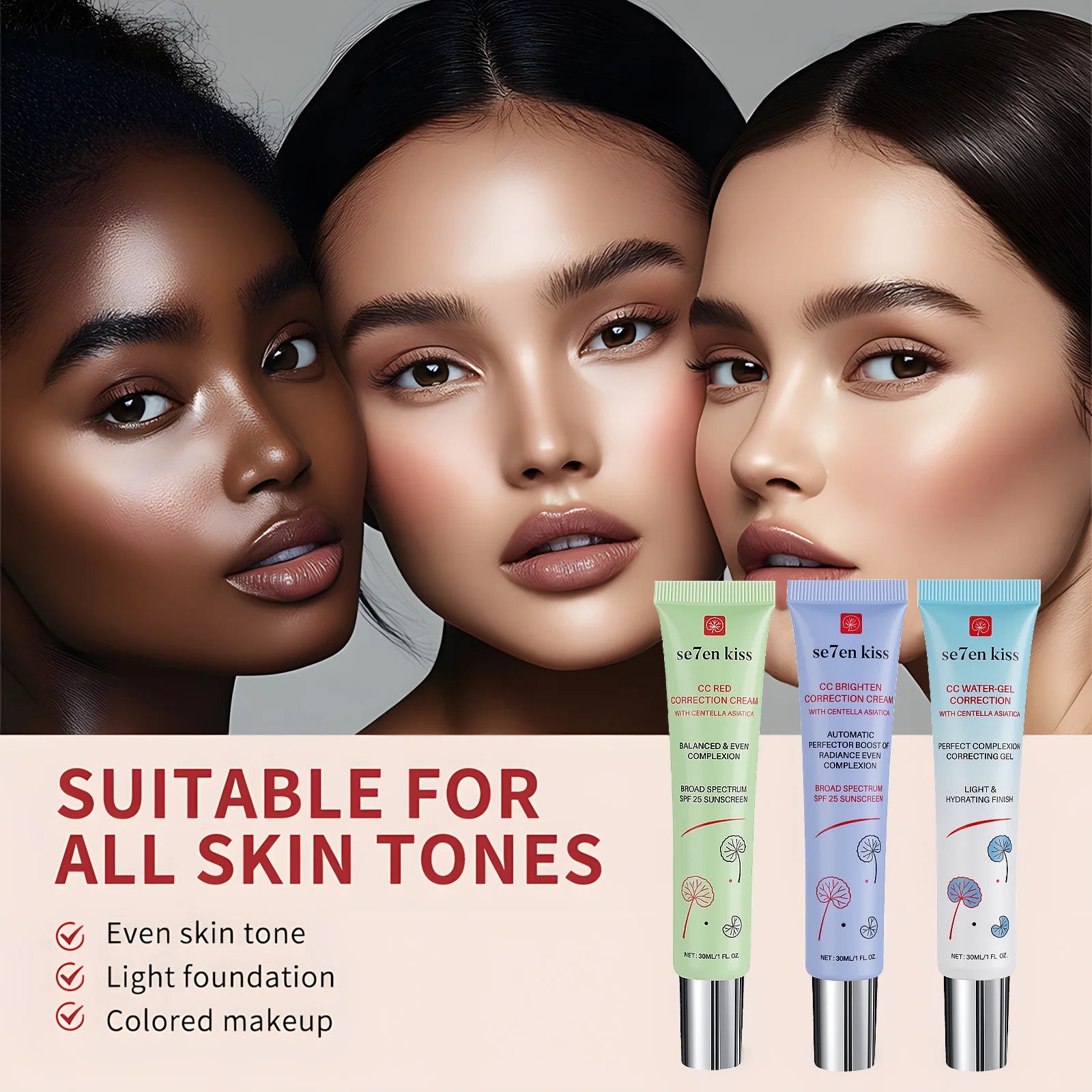 CC Cream Isolation Cream Facial Brightening Concealer Invisible Pore Makeup Primer Zpaxo