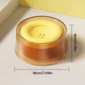 Spill Proof Water Bowl for Dogs Slow Drinking Bowl for Messy Drinkers 1200ml Large Capacity Pet Puppy Kitten Drinking Dispenser Zpaxo Yellow