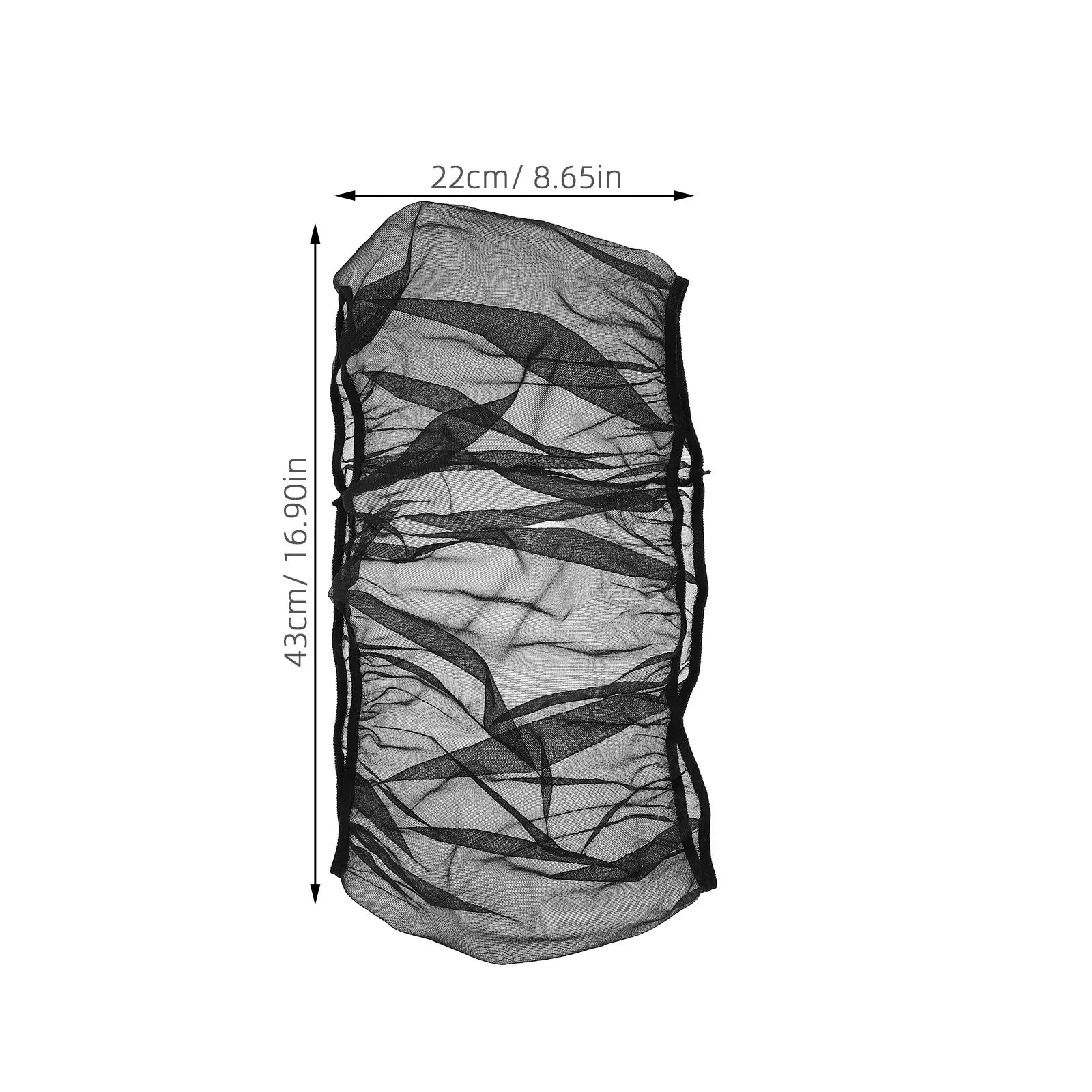 Bird Cage Net Cover Dust Proof Mesh Screen Seed Catcher Protective Zpaxo Black