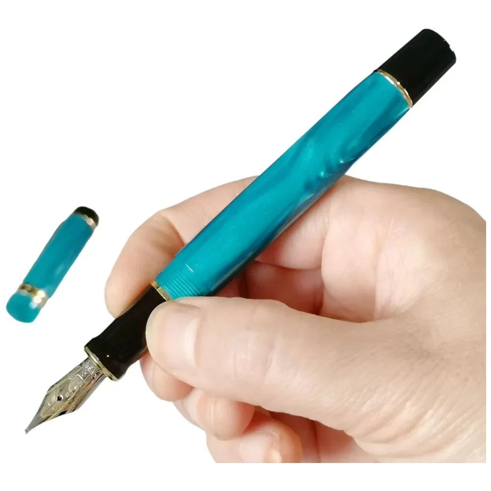Kaigelu 316 Blue Acrylic Fountain Pen 2025 New Calligraphy Practice Ink Pen for Students Office Business Gift Zpaxo