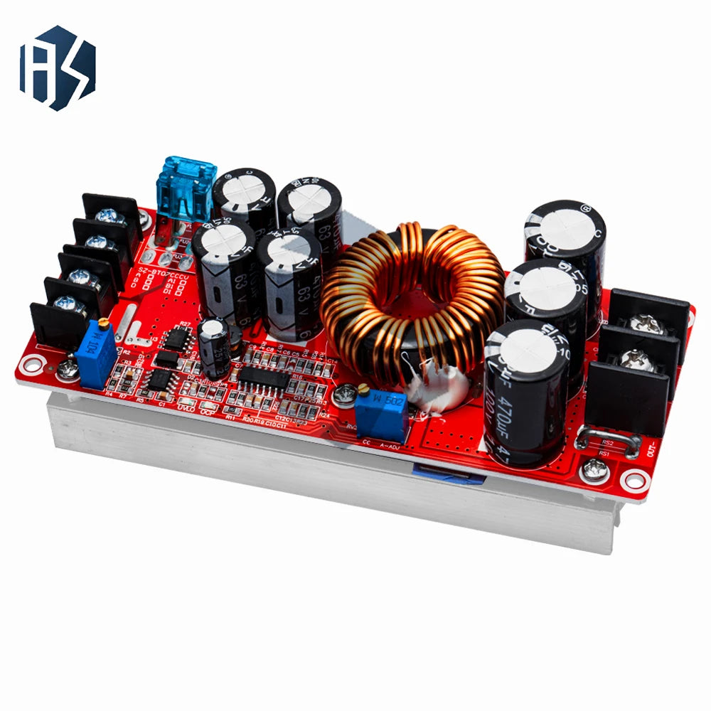 1200W 20A High Power DC-DC Boost Converter 8-60V to 12-83V Voltage Regulator for Solar Panel EV Power Supply Zpaxo