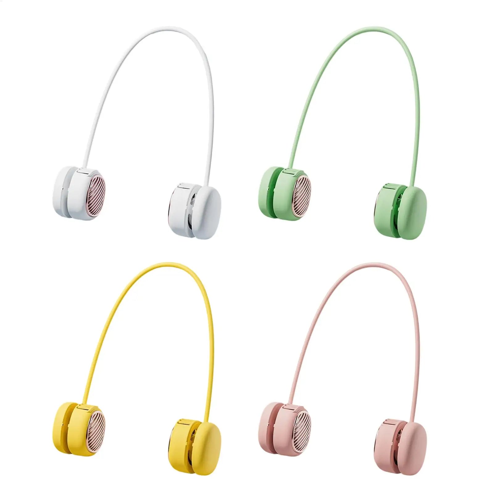 Neck Fan 5 Speeds Quiet Flexible Wearable Ventilator LED Display