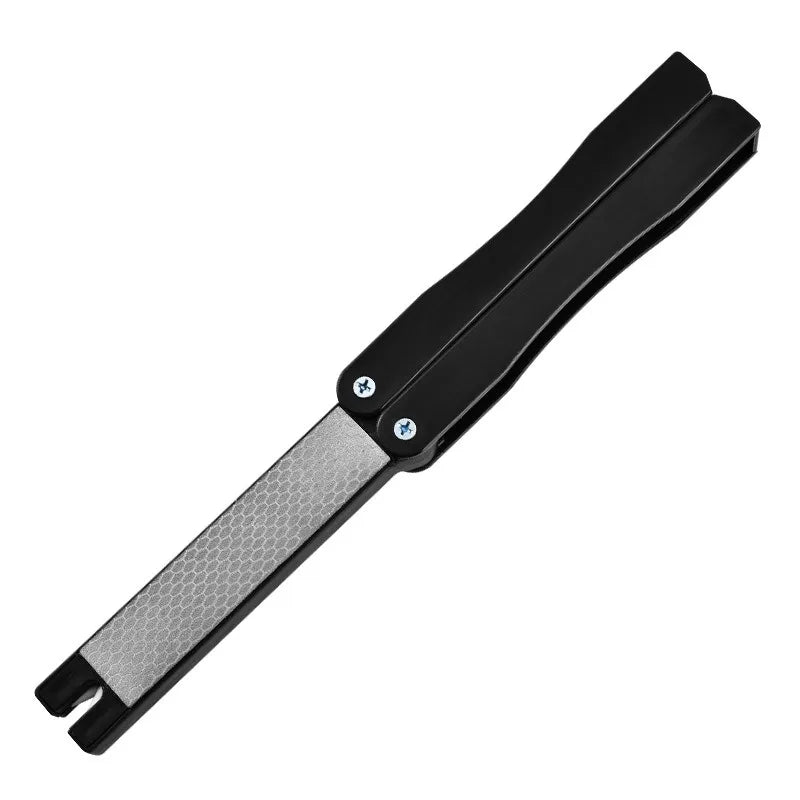 Foldable Diamond Knife Sharpener | 400/600 Grit Double-Sided Diamond Knife Sharpener Zpaxo