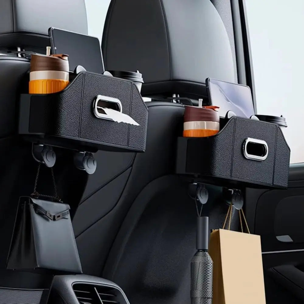 Cup Holder Car Backseat Organizer Tissue Box Hanging Hook Automotive Zpaxo