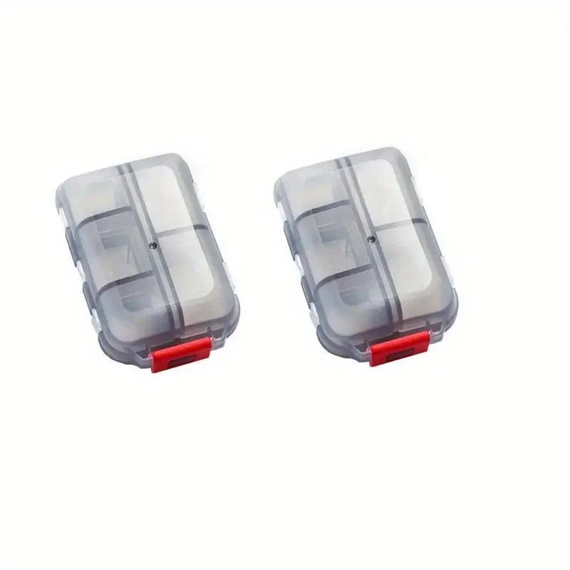 Tcare Travel Pill Organizer Moisture Proof Pills Box Pocket Purse Zpaxo 2 pcs