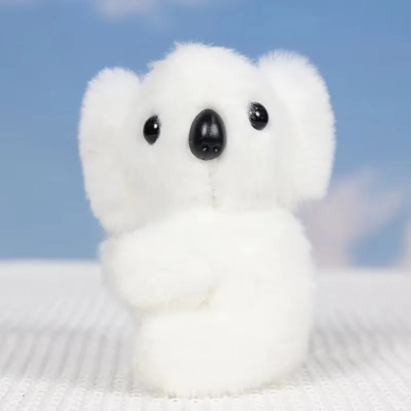 Cute Animal Plush Keychain – Panda & Tiger Stuffed Pendant