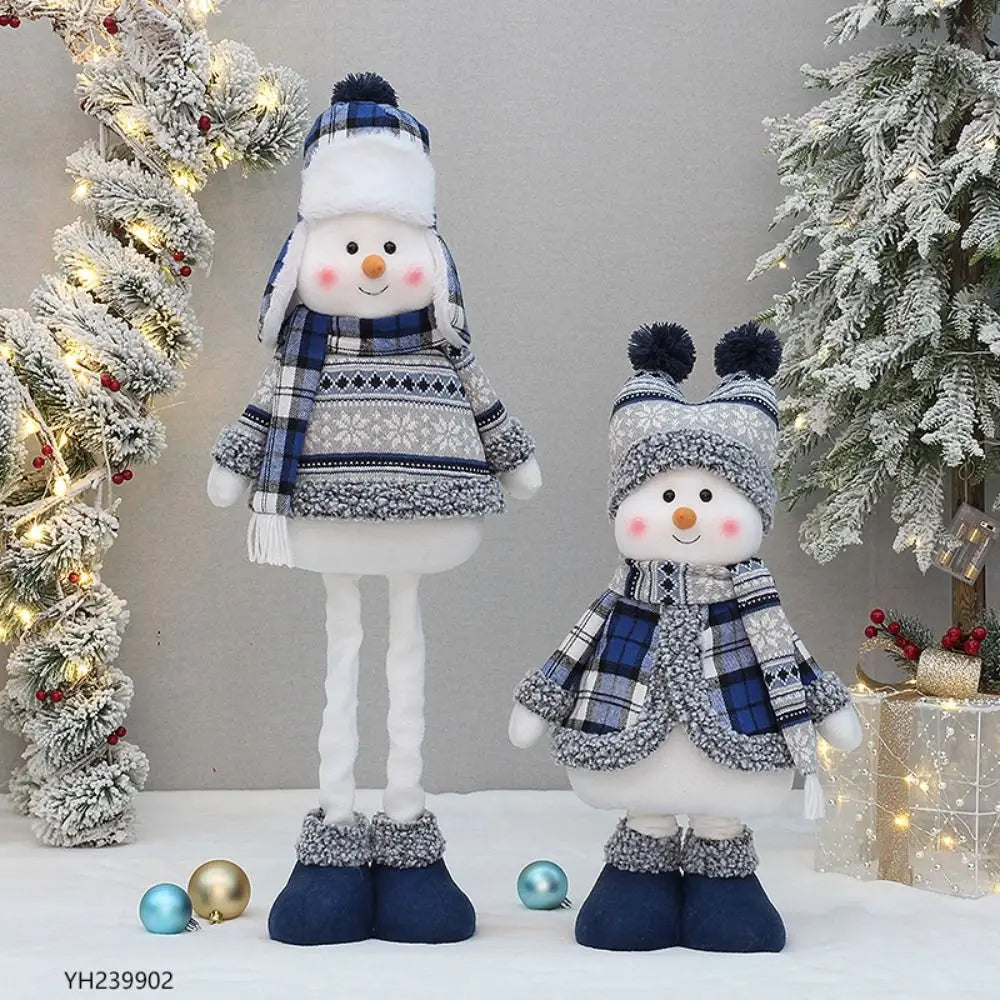 50cm Christmas Snowman Stuffed Doll – Soft Plush Kids Gift Christmas Plush Doll Zpaxo