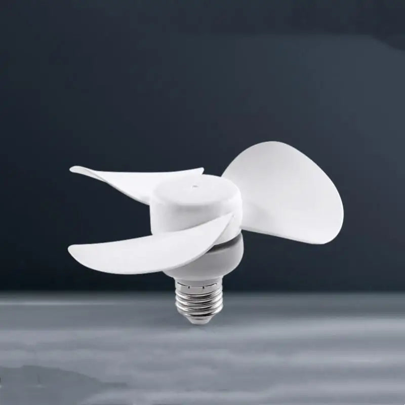 5W Small Cooling Fan E27 Screw Home Ceiling Fan Desktop Electric Fan For Kitchen Bedroom Dormitory Living Room Study Table Fans Zpaxo