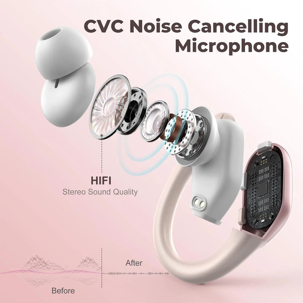 Wireless Earbuds Bluetooth 5 3 Earphones IP7 Waterproof ENC Noise