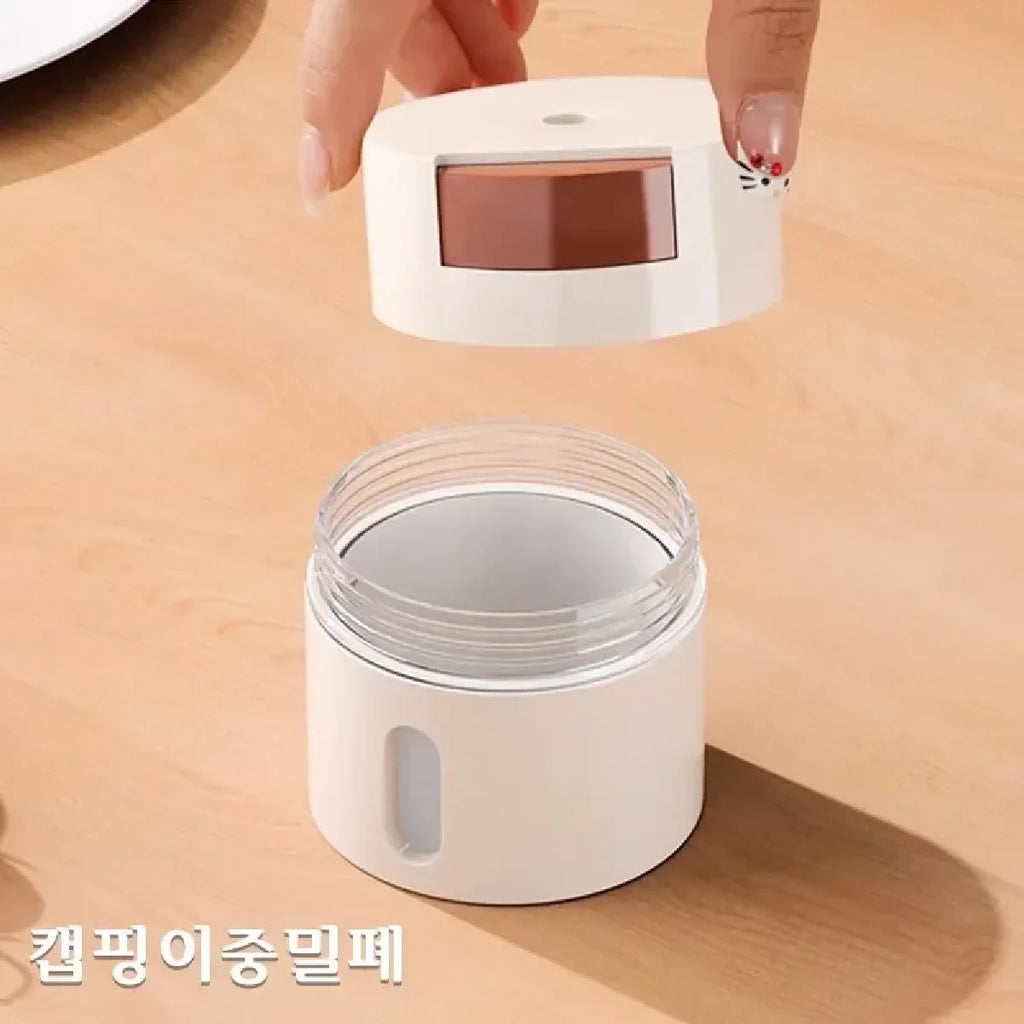 6 Packs Magnetic Spice Box Set Wall-Mounted Seasoning Pot with Quantitative Salt Shaker Dustproof Kitchen Storage Organization C Zpaxo