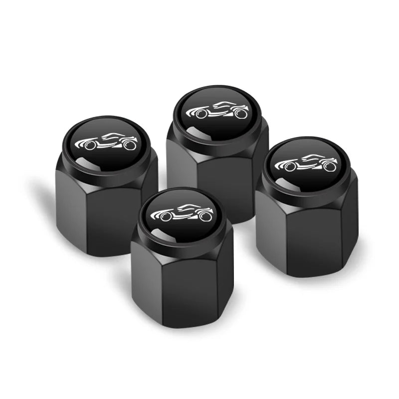 Anti-Theft Tire Valve Caps – Universal Dustproof Cover Set