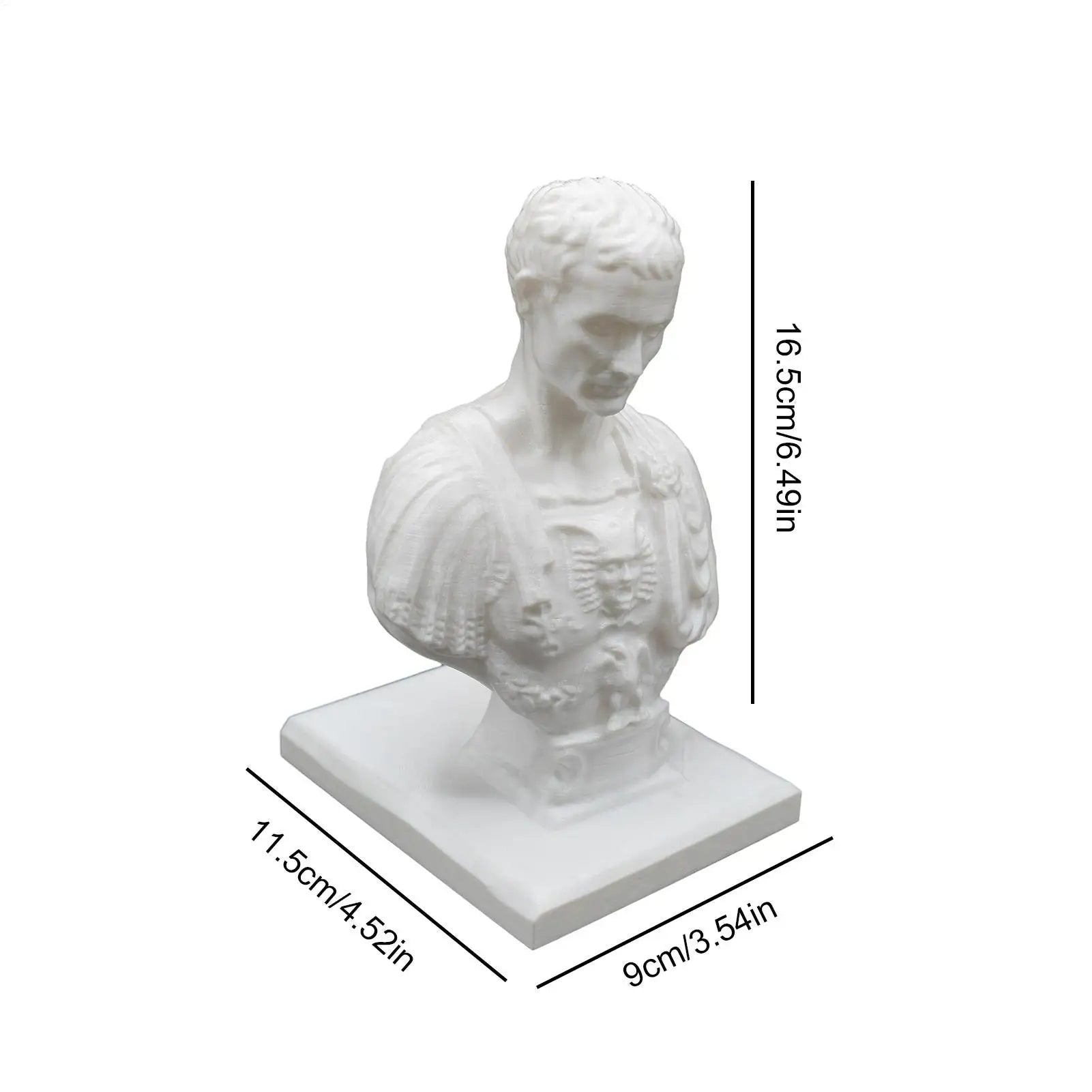 3D printed Julius Caesar statue Office Desk Pen Holder Office Desk Organizer Office Decor pen Rack Gift Stationery teacher gift Zpaxo