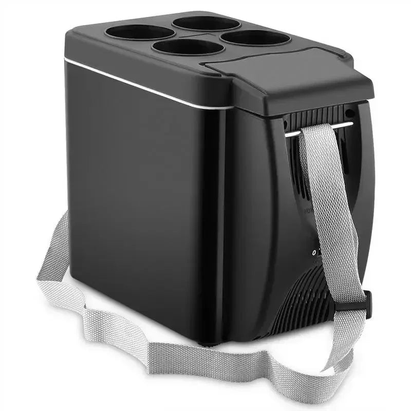 6L Portable Car Refrigerator 12V – Mini Cooler & Warmer Fridge