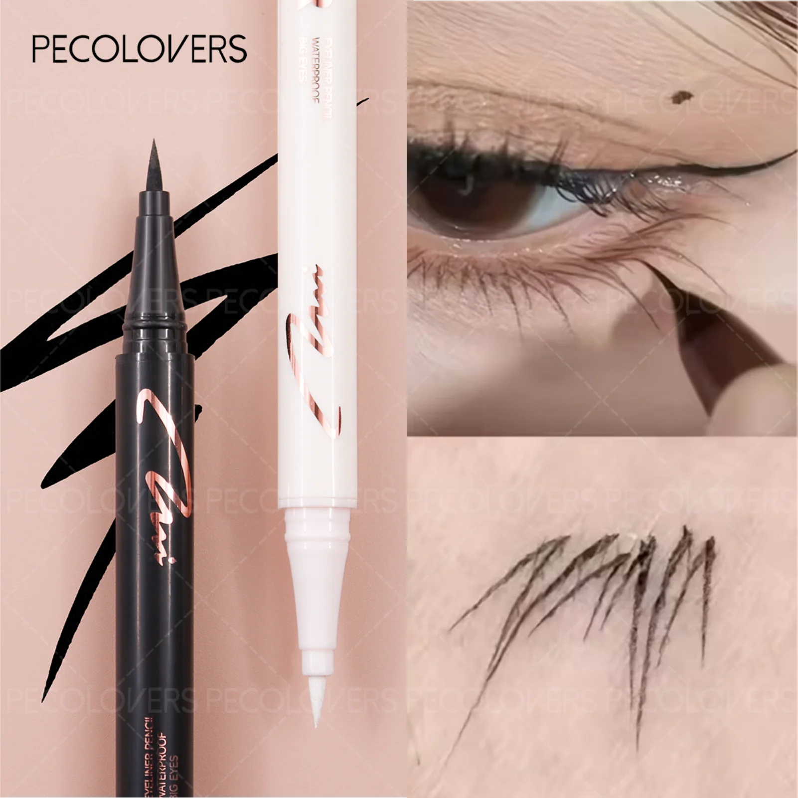Ultra-thin Liquid Eyeliner Pen Waterproof Quick Dry Smudge-proof
