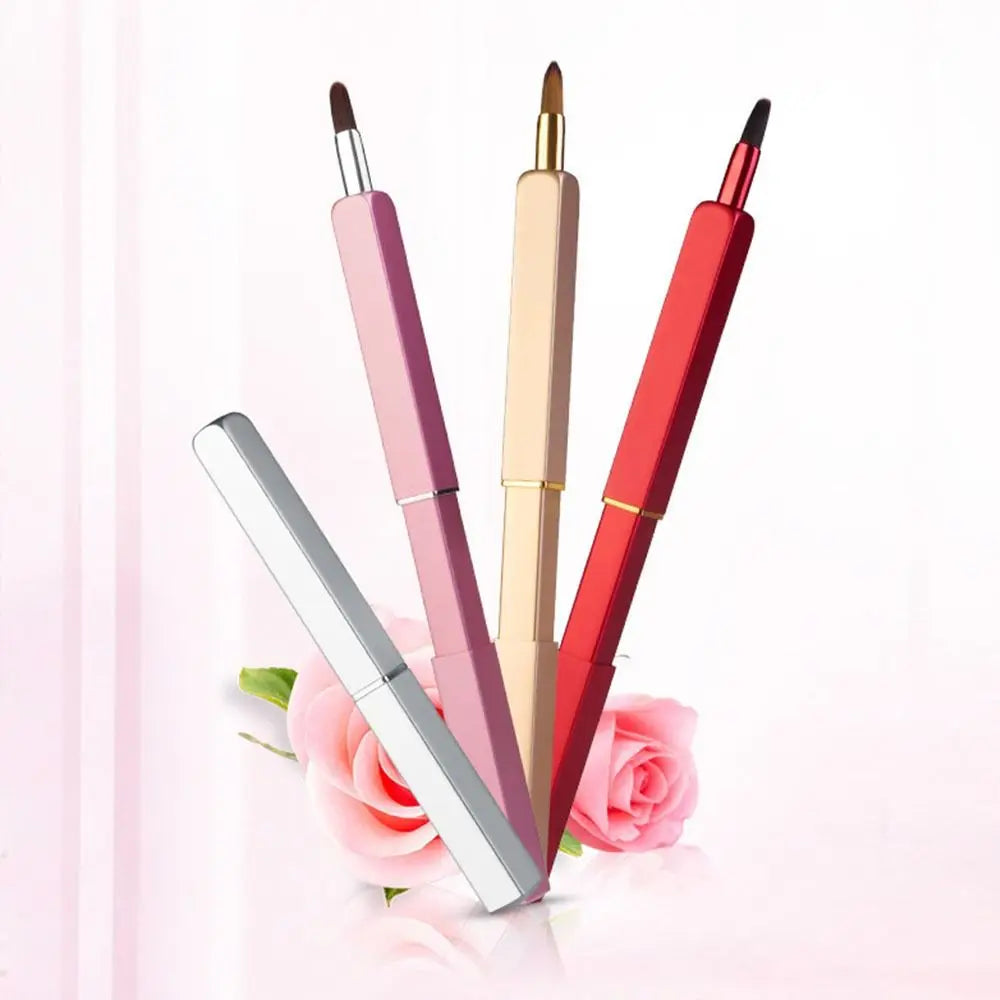 Portable Professional Lip Brush Retractable Durable Lipstick Makeup Zpaxo
