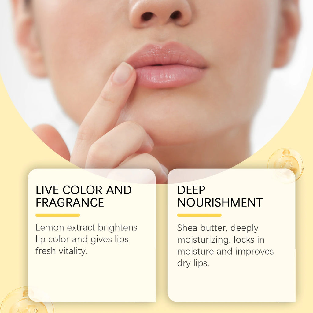 Lemon Ginger Turmeric Lip Balm – Moisturize & Brighten Dark Lips Lip Balm Zpaxo