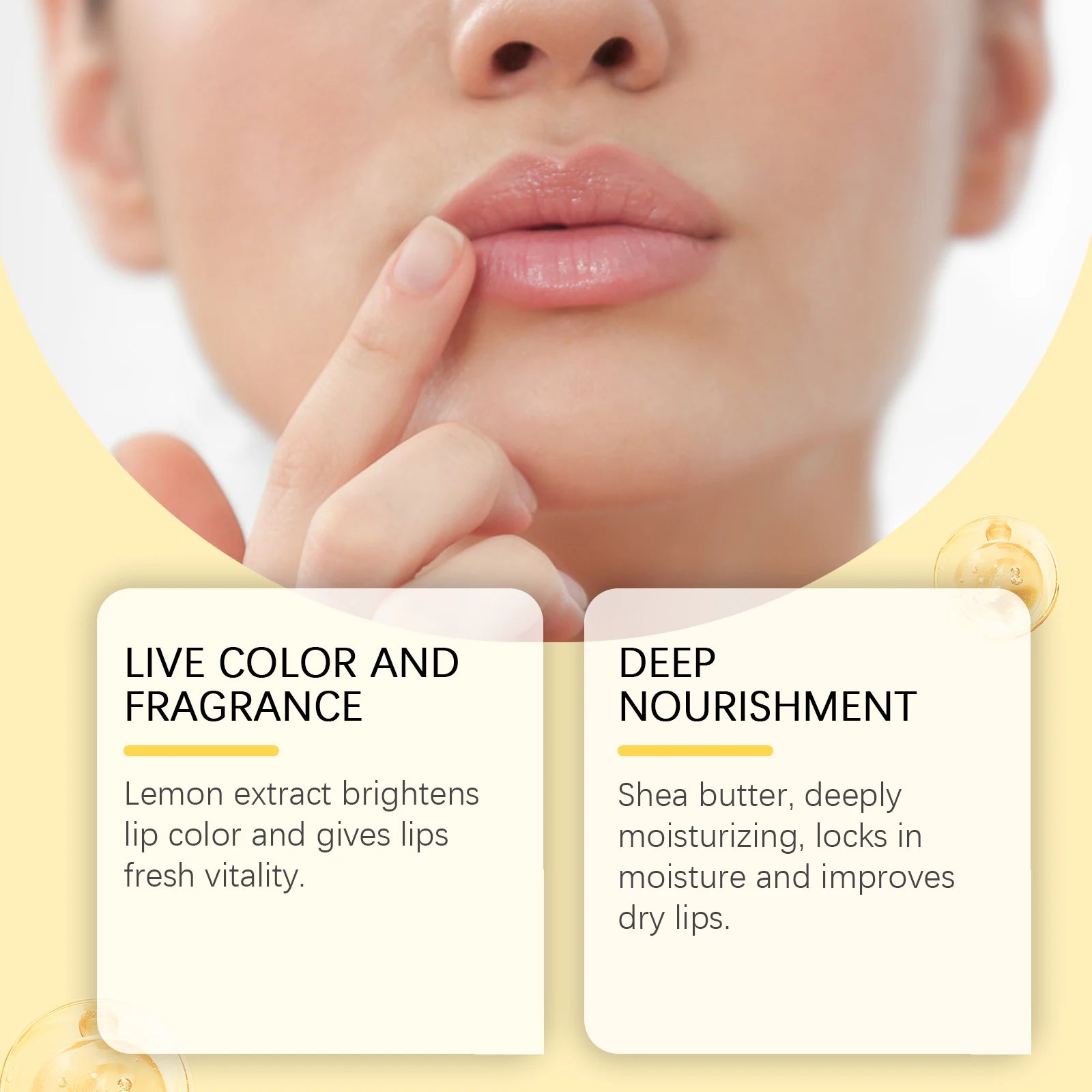 Lemon Ginger Turmeric Lip Balm – Moisturize & Brighten Dark Lips Lip Balm Zpaxo
