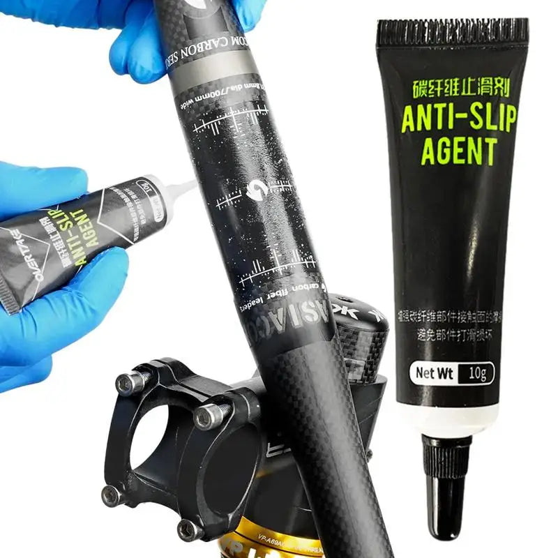 10g Carbon Fiber Anti Slip Agent for Seatpost Handlebar Frame Stem Carbon Fiber Surfaces Protection Bike Grease Anti-Slip Grease Zpaxo Default Title
