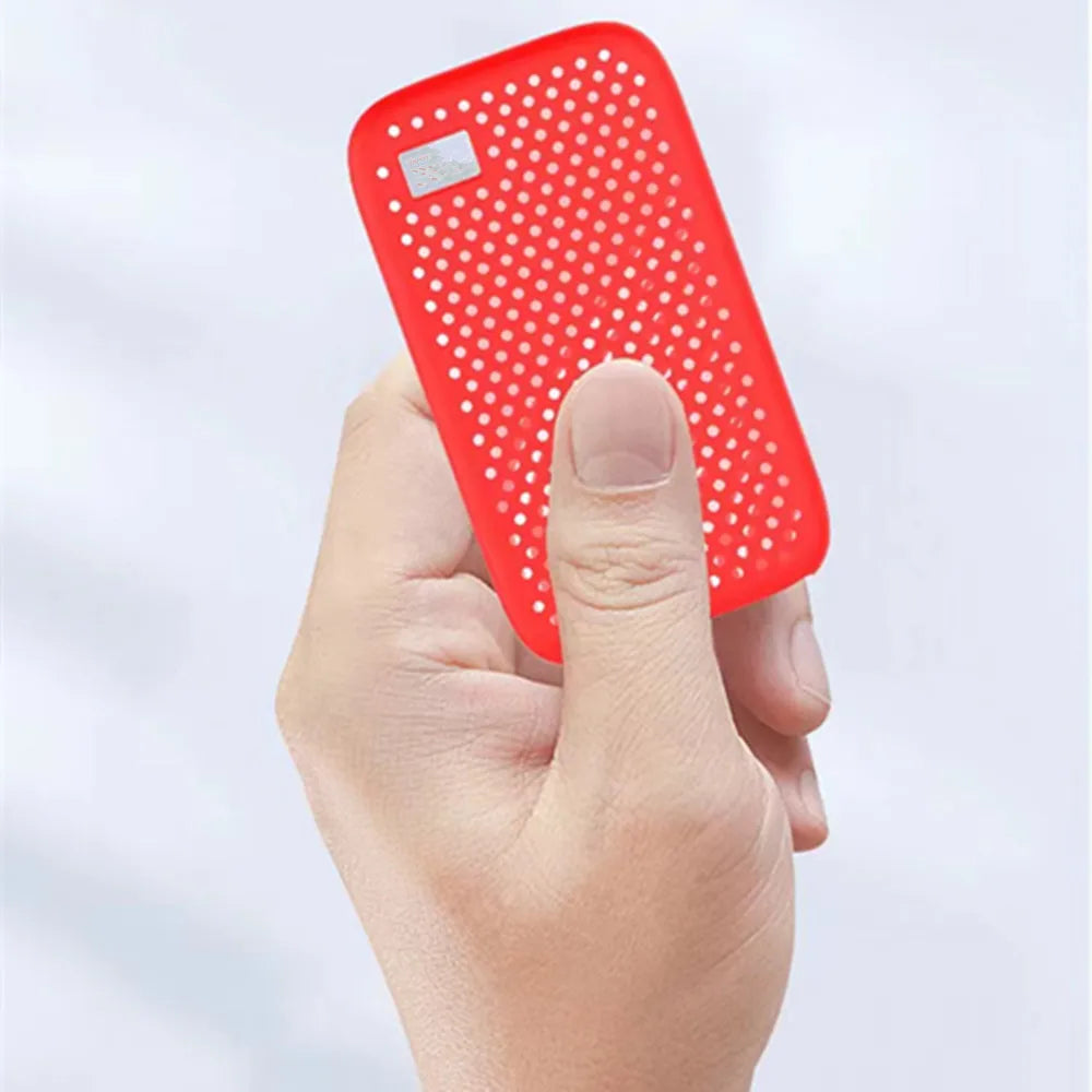 Soft Silicone Cover Protect Sleeve Skin PSSD Case WD My Passport Zpaxo Red