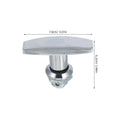 T-shaped Handle Lock Zinc Alloy Rv Storage Cabinet Cam Latch Keyless