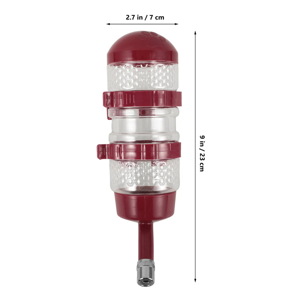 Hanging Pet Water Dispenser Dog Cat Cage Automatic Gravity Feed
