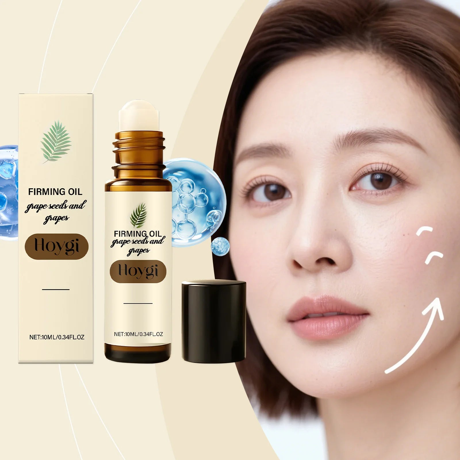 Grape Seed Firming Oil Moisturizing Nourishing Relieve Dryness Brightening Skin Tone Smoothing Tightening Rejuvenation Skin Care Zpaxo